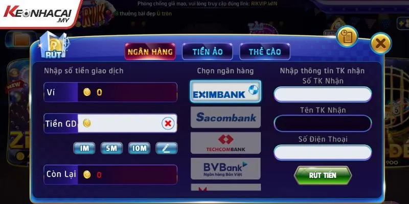 RikVip thu hút người tham gia nhờ nhiều ưu điểm nổi trội